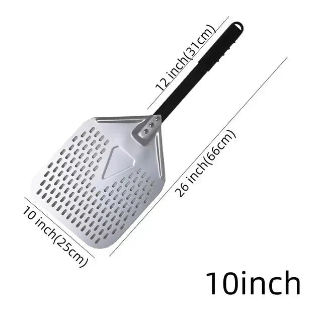 Big Pizza Perforated Shovel Paddle Handle for Oven Pizza Baking Tool | Stornfield