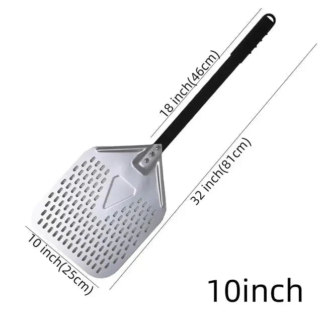 Big Pizza Perforated Shovel Paddle Handle for Oven Pizza Baking Tool | Stornfield