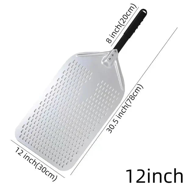 Big Pizza Perforated Shovel Paddle Handle for Oven Pizza Baking Tool | Stornfield