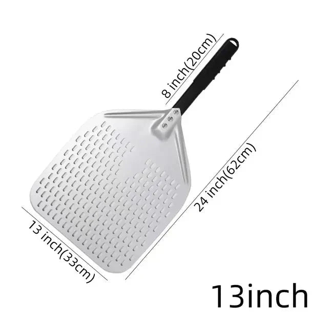 Big Pizza Perforated Shovel Paddle Handle for Oven Pizza Baking Tool | Stornfield