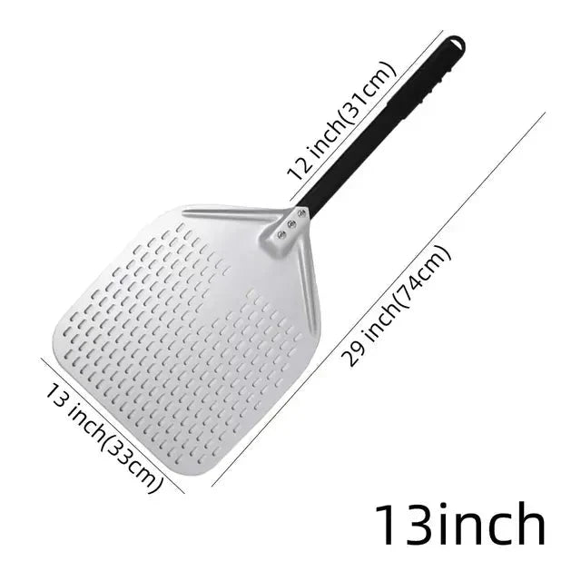 Big Pizza Perforated Shovel Paddle Handle for Oven Pizza Baking Tool | Stornfield