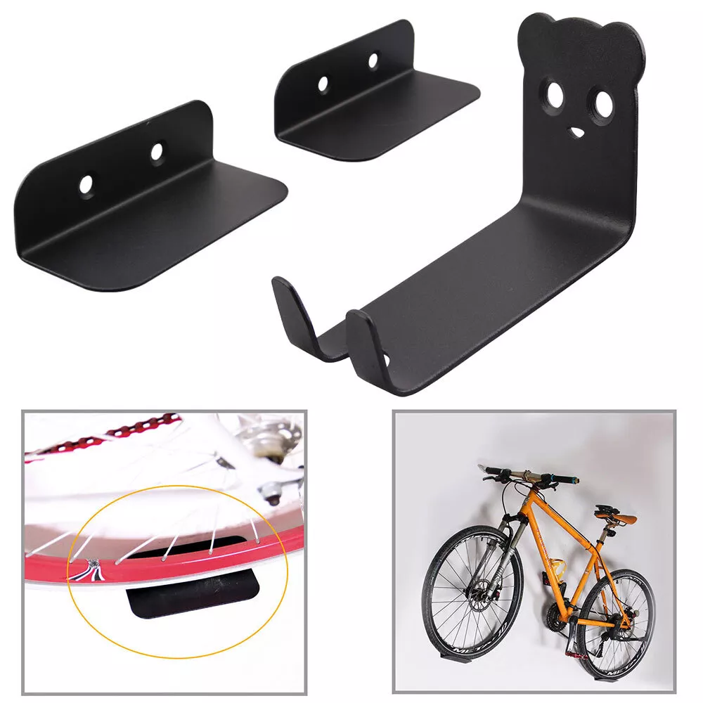 Stornfield | WallGrip Bike Hook – Space-Saving Steel Bike Wall Holder