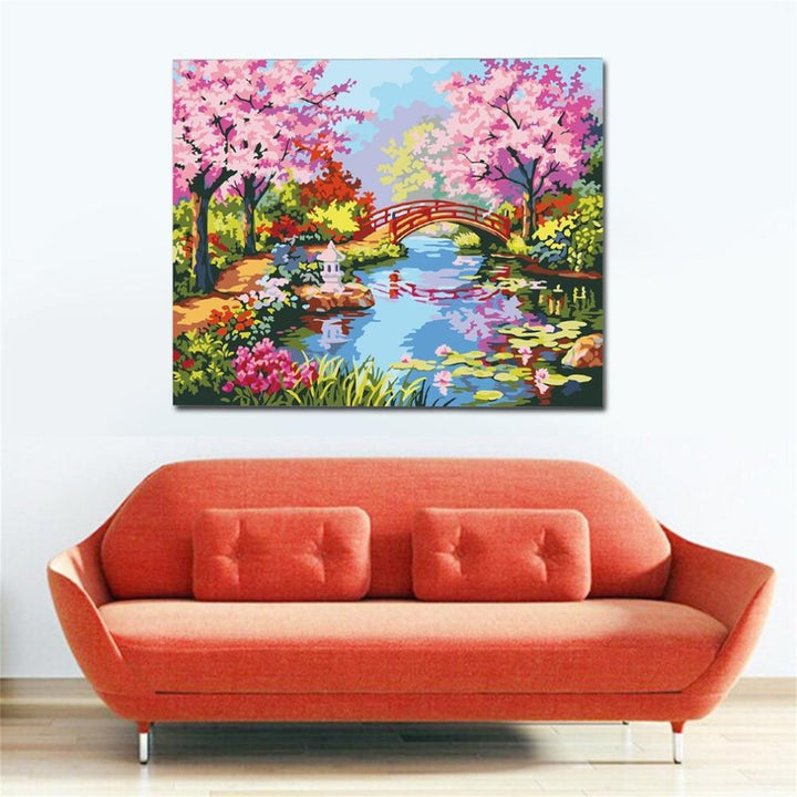 Cherry Blossom - Van-Go Paint-By-Number Kit | Stornfield