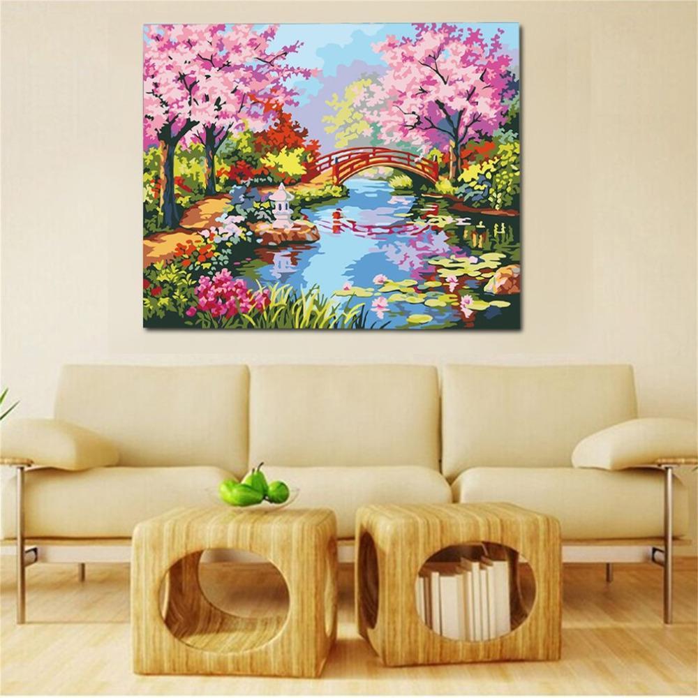 Cherry Blossom - Van-Go Paint-By-Number Kit | Stornfield