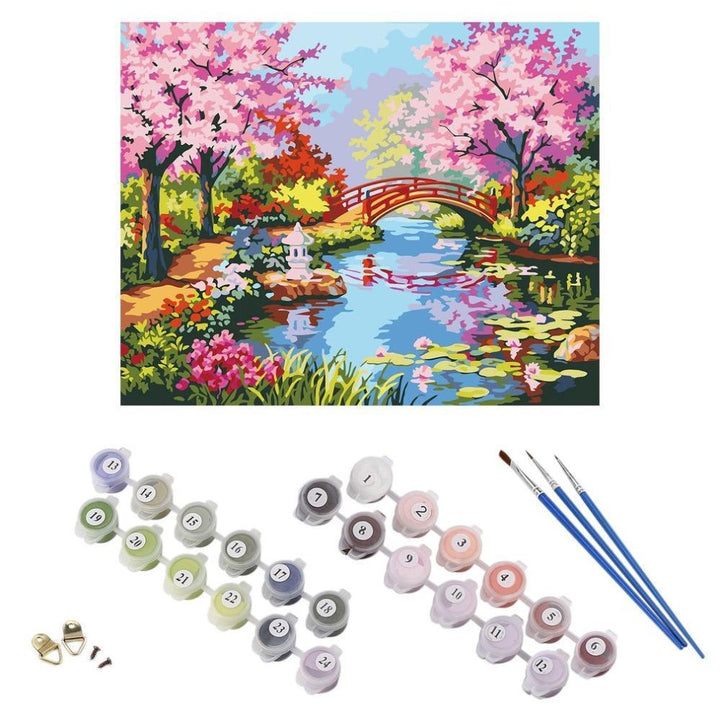 Cherry Blossom - Van-Go Paint-By-Number Kit | Stornfield