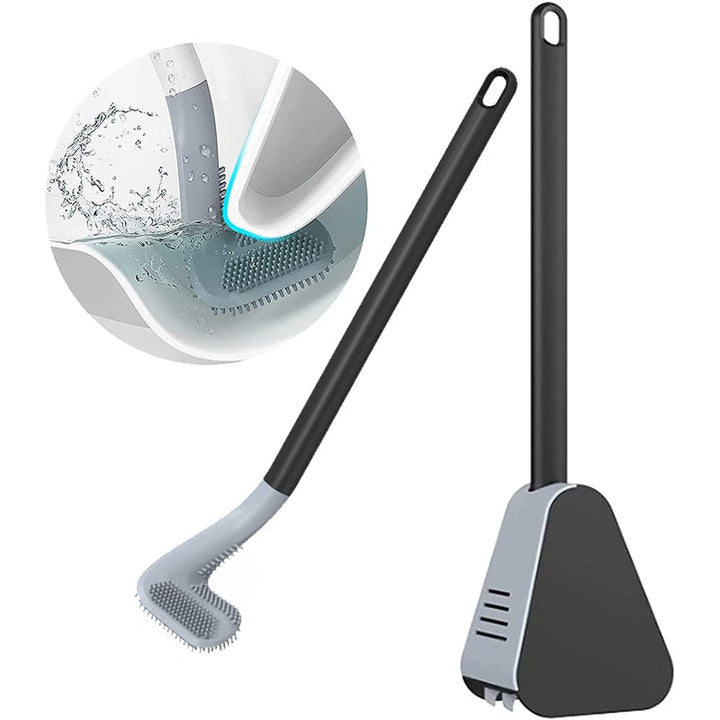 Stornfield | Flexible Silicone Toilet Brush with Long Handle