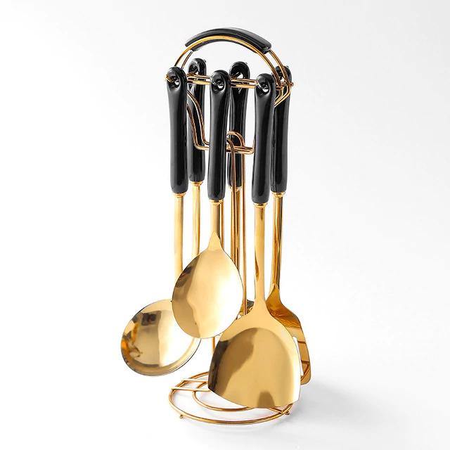 Stornfield | Gold Cookware Set with Stand
