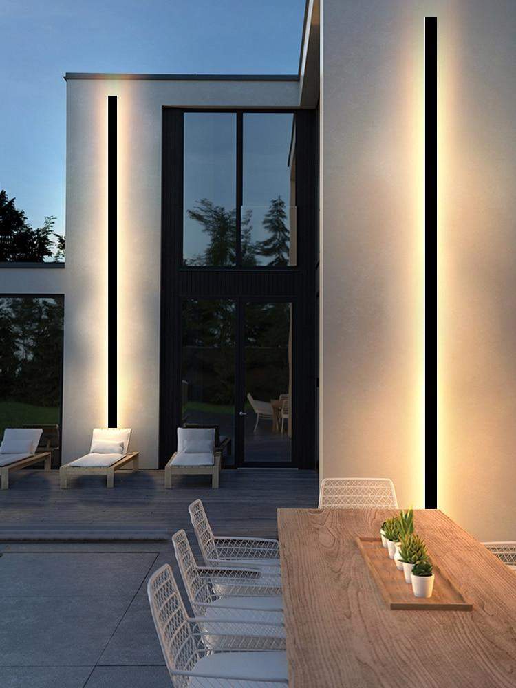 LED Outdoor Long Wall Lamp Stornfield