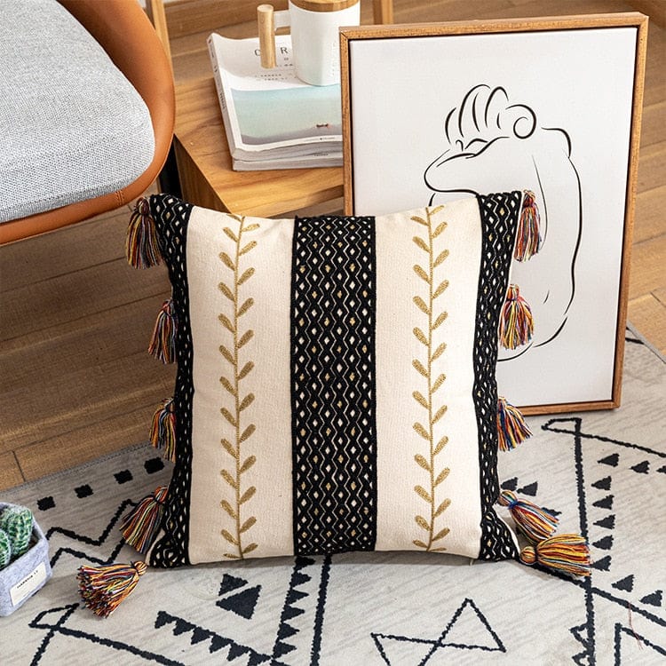 Textured Tassel Pillowcase | Stornfield