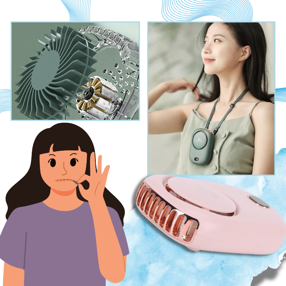 Bladeless Adjustable Portable Neck Fan | Stornfield