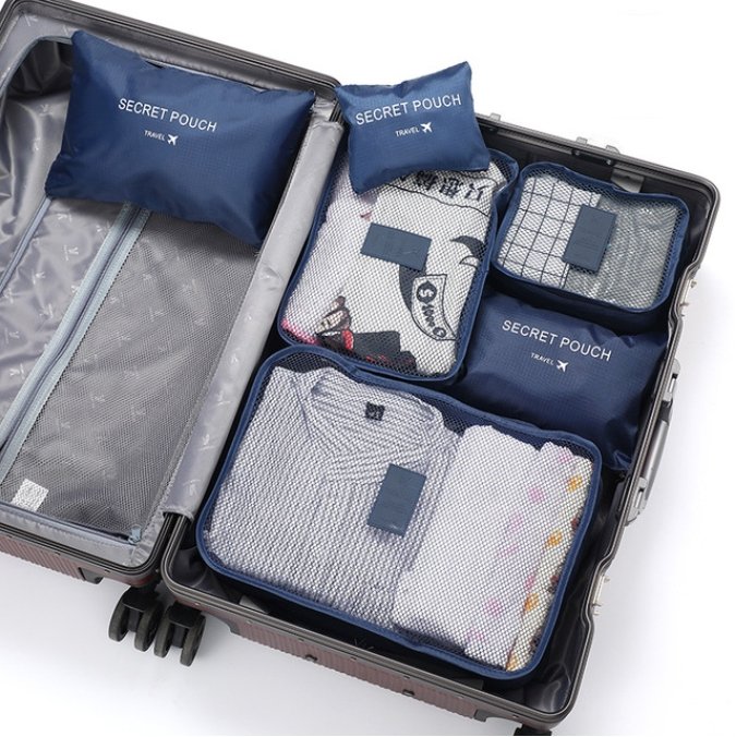 Stornfield | Luggage Storage Organizer Cubes Interior Pouches (6 Piece)