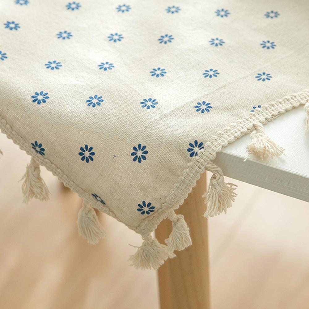 Stornfield | Blue Marguerite Tablecloth
