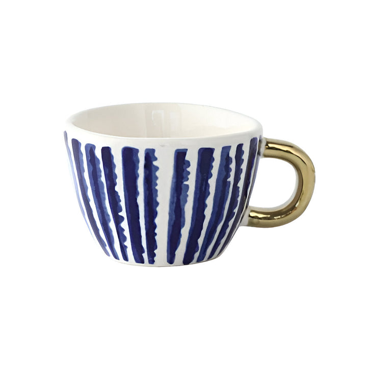 Ceramic mug with geometric design – Stylish and modern | Ideal for coffee or tea | Stornfield