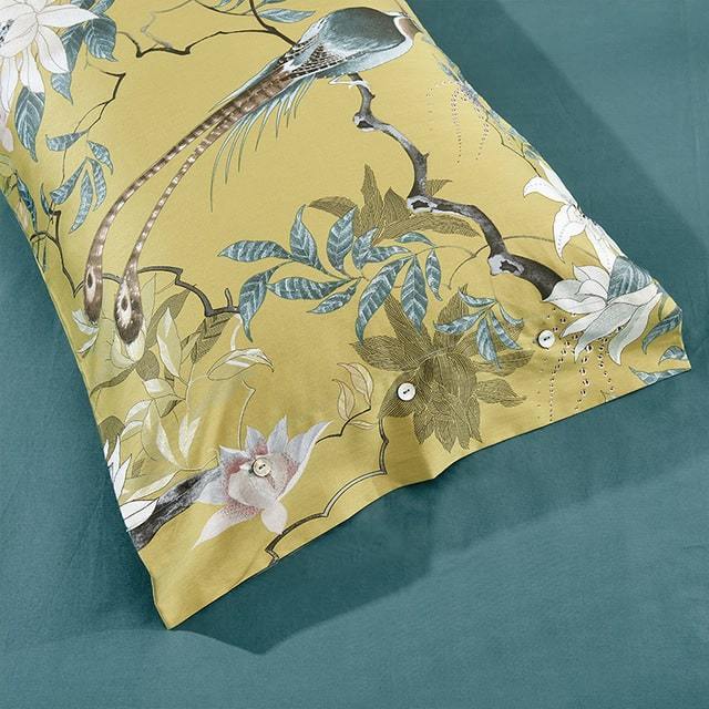 Tropical Haven Duvet Cover Set (Egyptian Cotton, 500 TC) | Stornfield