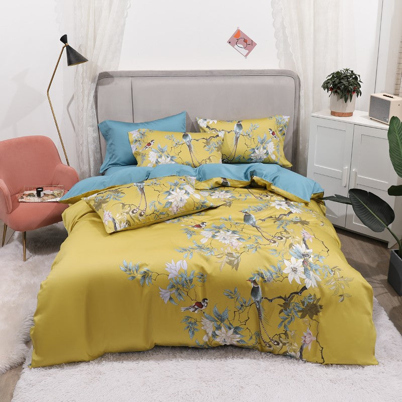 Tropical Haven Duvet Cover Set (Egyptian Cotton, 500 TC) | Stornfield