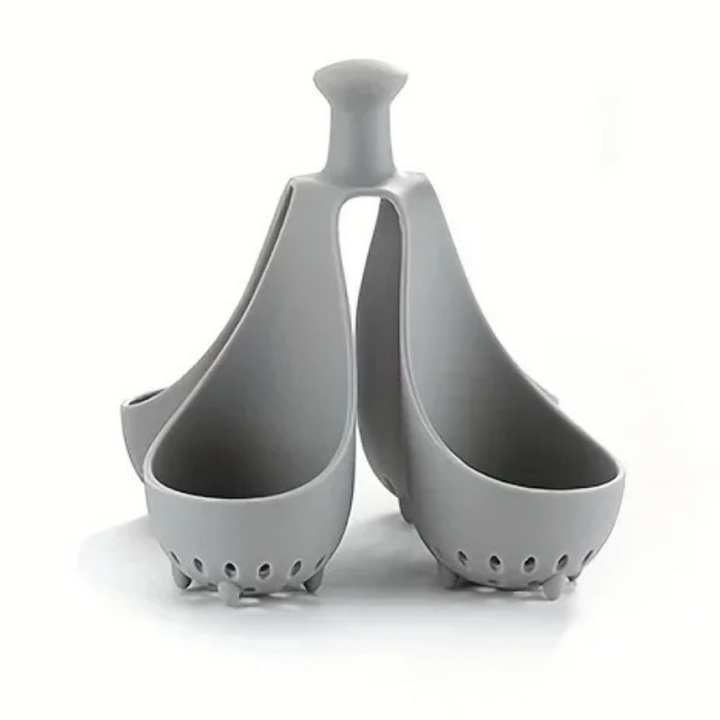 Silicone Hard Boiled Egg Holder Egg Cooking Tray with Anti-Scalding Handle | Stornfield