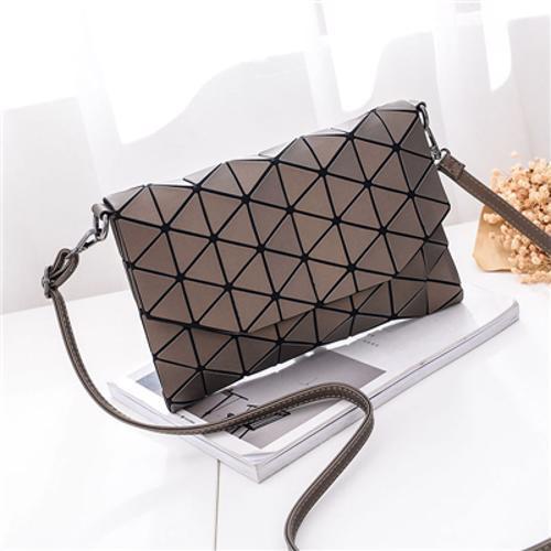 Abstract Geometric Matte Shoulder Bag | Stornfield