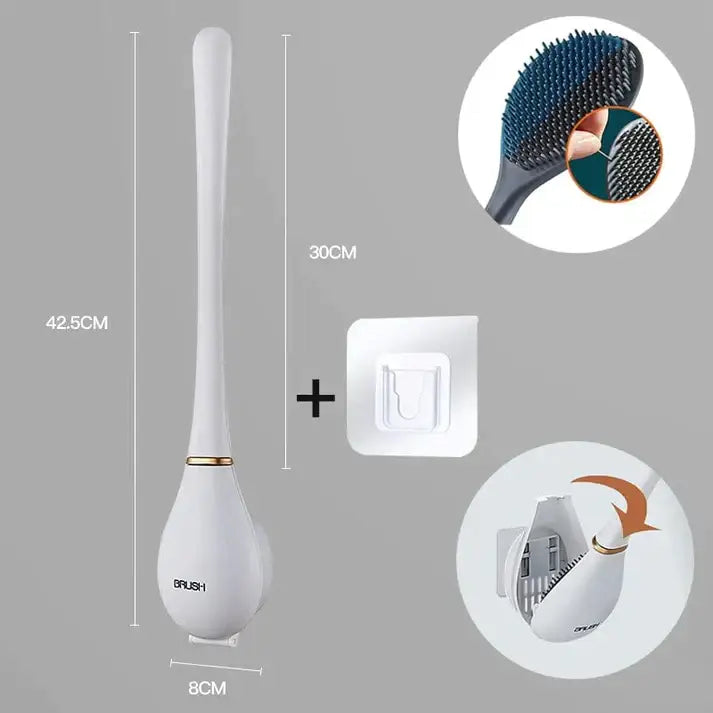 Stornfield | Elegant and Hygienic Silicone Toilet Brush - SmartBrush