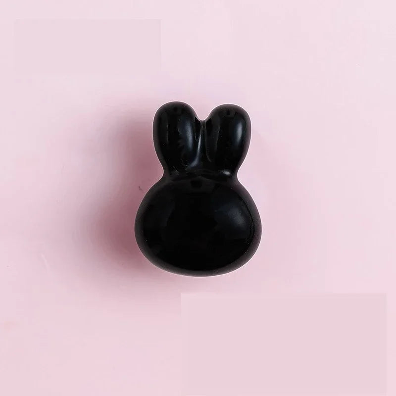 Bunny Ceramic Drawer Knobs Cute Pull Handles for Kids Room | Stornfield