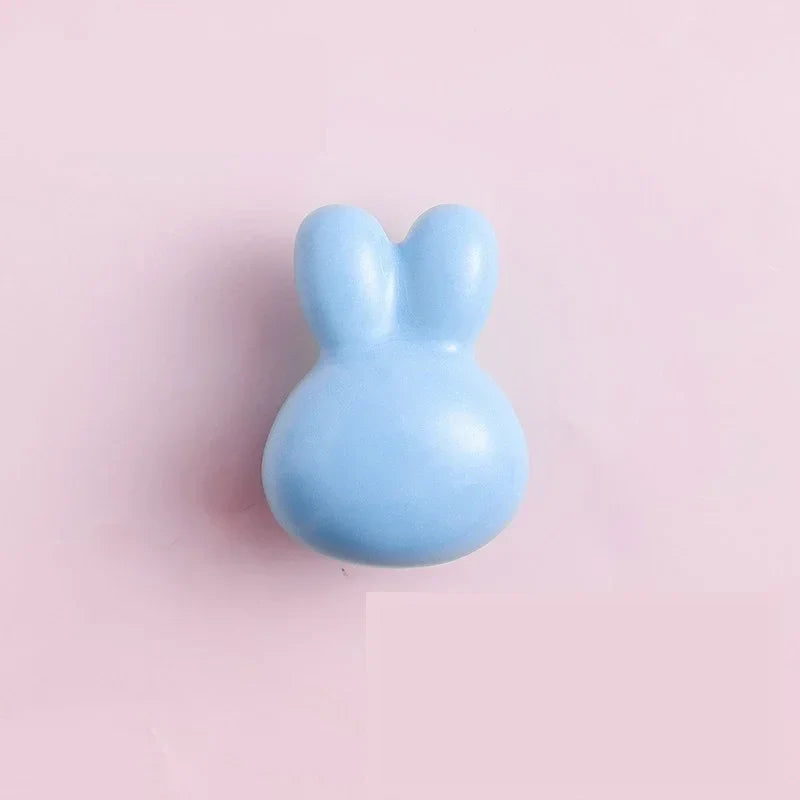 Bunny Ceramic Drawer Knobs Cute Pull Handles for Kids Room | Stornfield