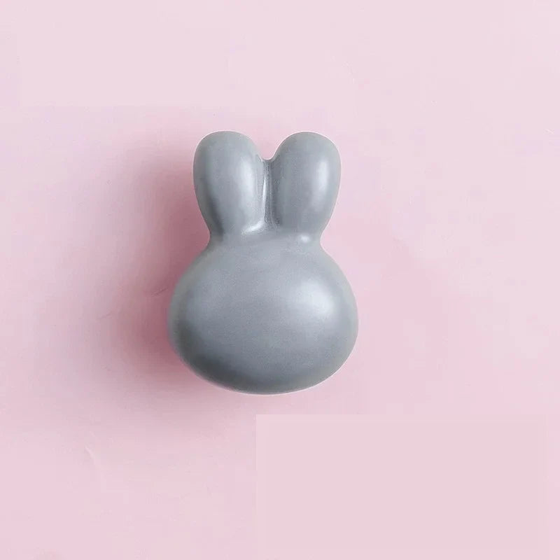 Bunny Ceramic Drawer Knobs Cute Pull Handles for Kids Room | Stornfield