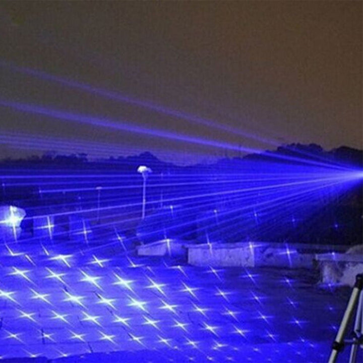 Stornfield | Blue Beam Laser Torch | 450nm High-Intensity Optical Output | Tactical 5000m+ Range | Adjustable Focus Aluminum Chassis | Thermal Ignition Capable Flashlight