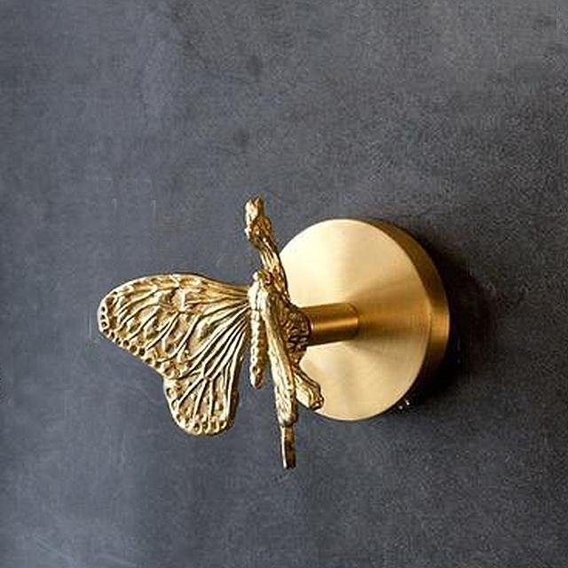 Golden Brass Wall Hooks – Handmade Animal Designs for Stylish Wall Decoration | Stornfield
