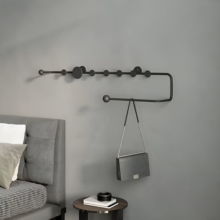 Wall wardrobe with hooks – Modern and space-saving | Ideal for hallway, bedroom, and entrance area | Stornfield