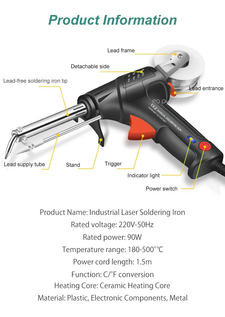 Stornfield | Electric Welding Tool | Rapid 20s Heat-Up | 2-in-1 Welding & Cutting | Ergonomic Handle