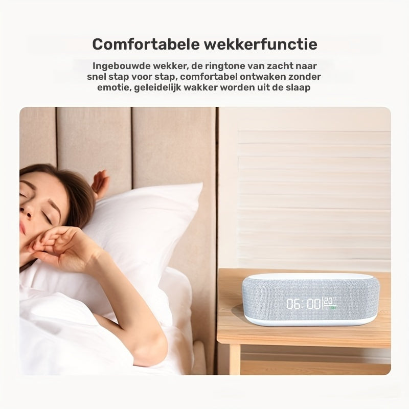 Wireless Charging Station | With Alarm Clock and Temperature Display | Stornfield