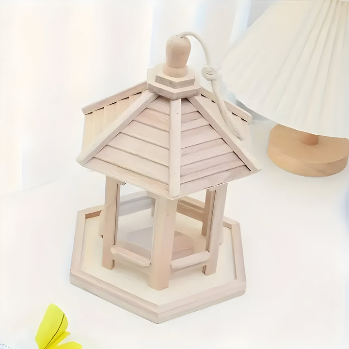SkyPerch Nest - Paintable wood hanging birdhouse | Stornfield