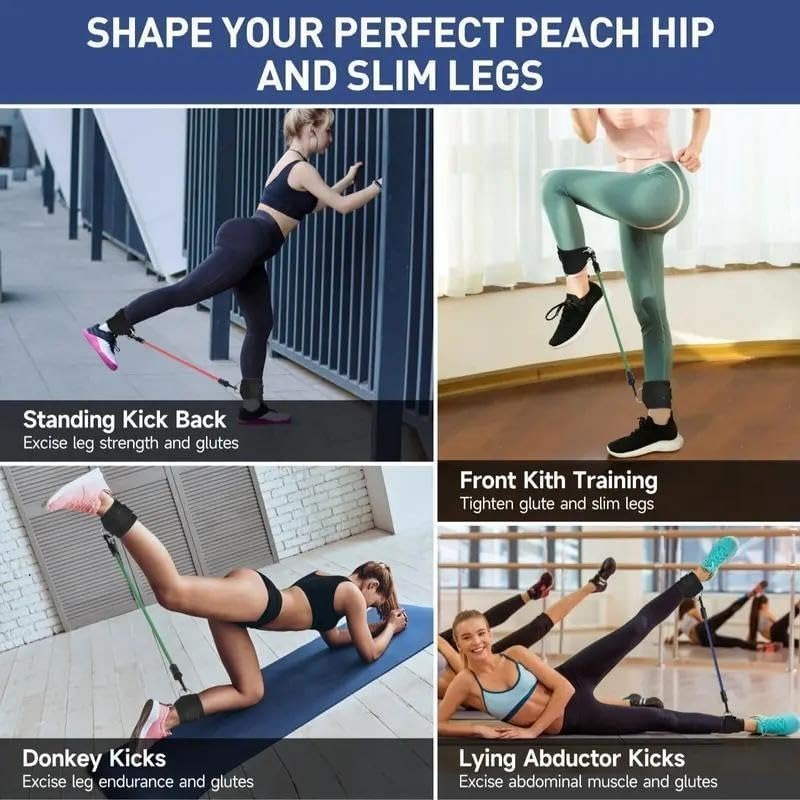 5-Pack Stornfield Ankle Resistance Band Set