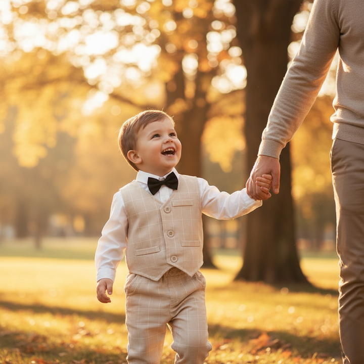 Stornfield | Boys Formal Cotton Outfit Set for Toddlers and Kids