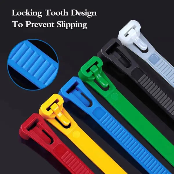ProGrip Reusable Cable Ties — Finally stress-free organization with rock-solid hold and limitless flexibility | Stornfield