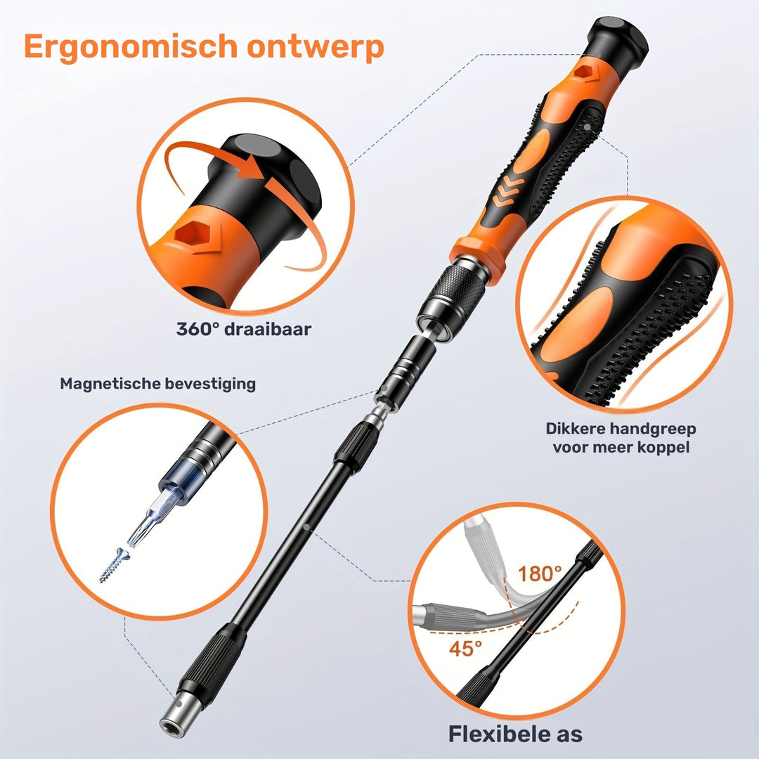 Precision Screwdriver Set 117-piece with Bits | Stornfield