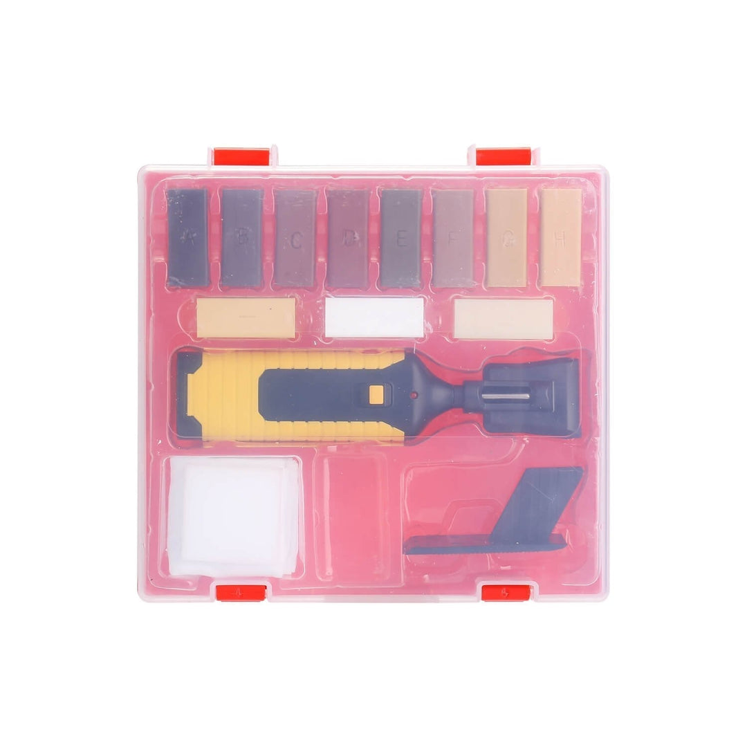 Stornfield | Wood Surface Repair Kit | 11 Wax Blocks & Heat Pen | Furniture, Floors & Cabinets