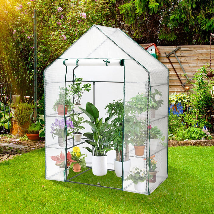 Greenhouse Film Greenhouse with Shelves | Stornfield
