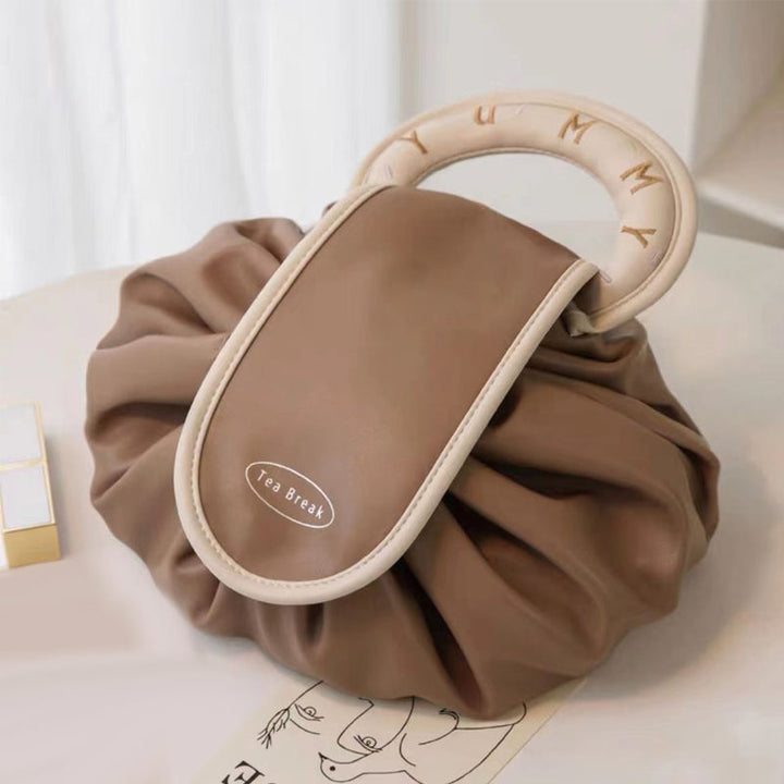 Drawstring handbag for makeup | Stornfield