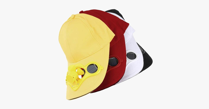 Solar Powered Cooling Fan Hat | Stornfield