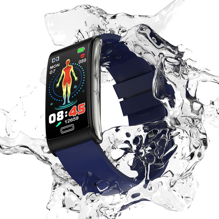 Stornfield | Bracelet Intelligent 3-Canaux EKG Tension Artérielle Oxygène Sanguin Sucre Sanguin Détection du Sommeil