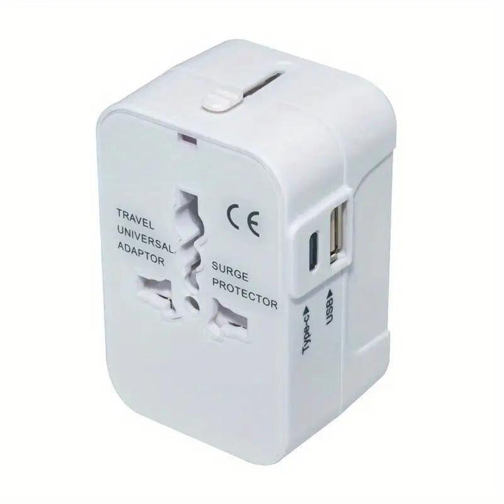 Universal travel adapter with dual USB ports | Stornfield
