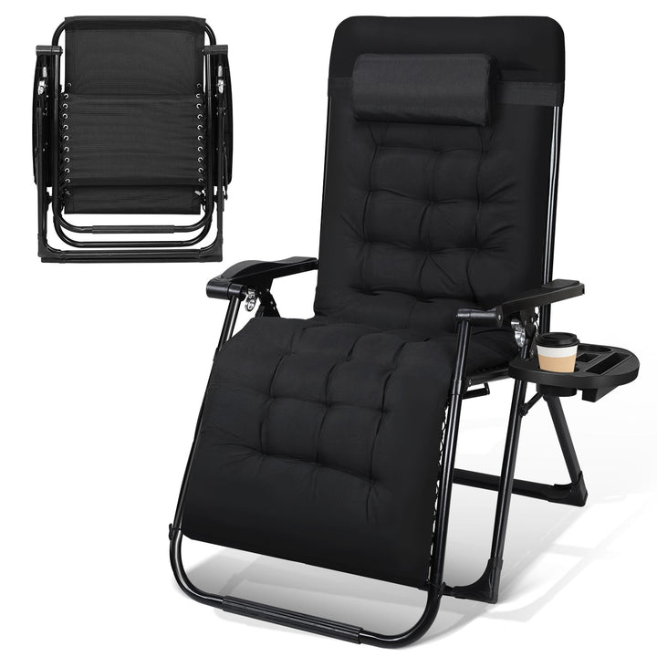 Sun Lounger Folding Deck Chair up to 200kg | Stornfield