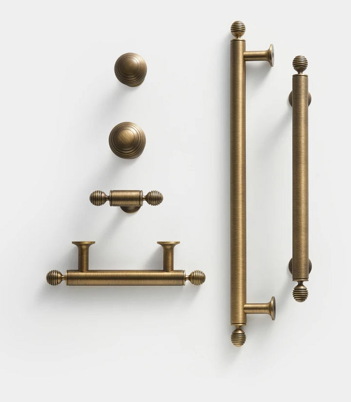 BrassElegance Solid Brass Antique T-Handle Stornfield