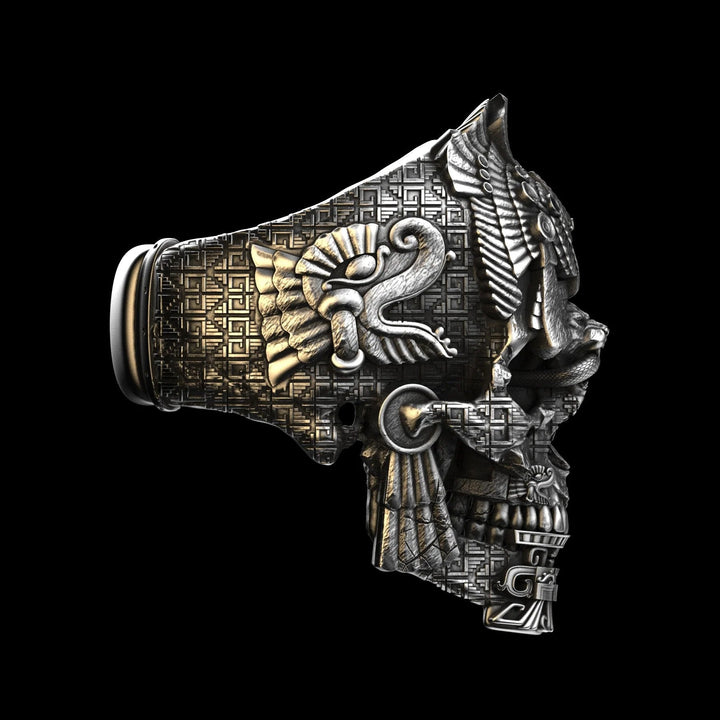 Stornfield | Sterling Silver Black Skull Ring