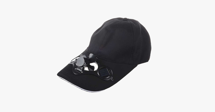 Solar Powered Cooling Fan Hat | Stornfield
