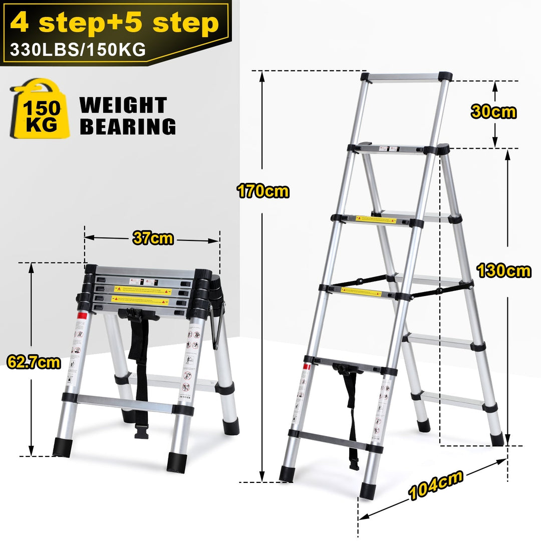 Telescoping ladder Folding ladder A-frame | Stornfield