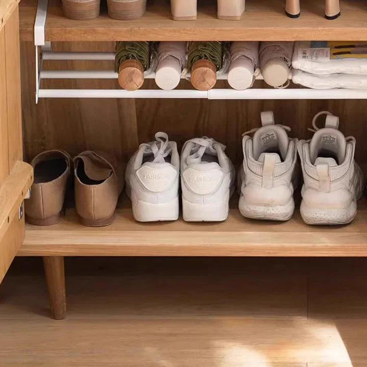 Under-shelf storage without drilling – adjustable 30–50 cm | Stornfield