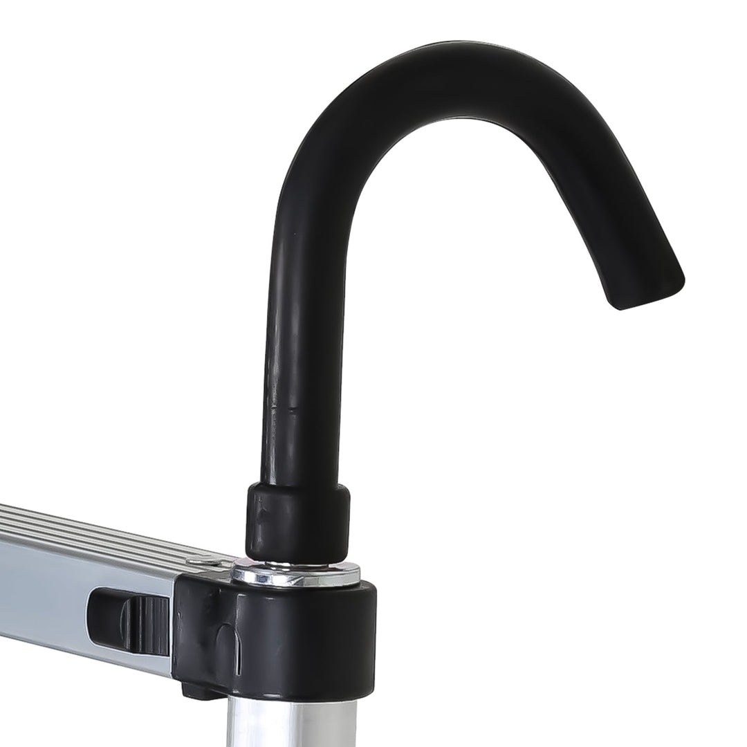 Telescopic ladder with 2 detachable hooks | Stornfield