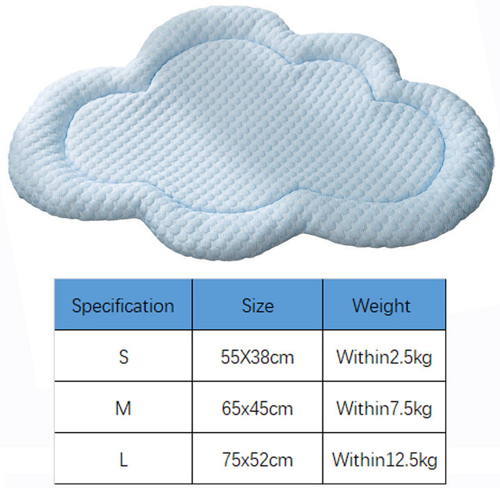 Cloud-Shaped Cooling Pet Mat for Small to Medium Dogs | Stornfield
