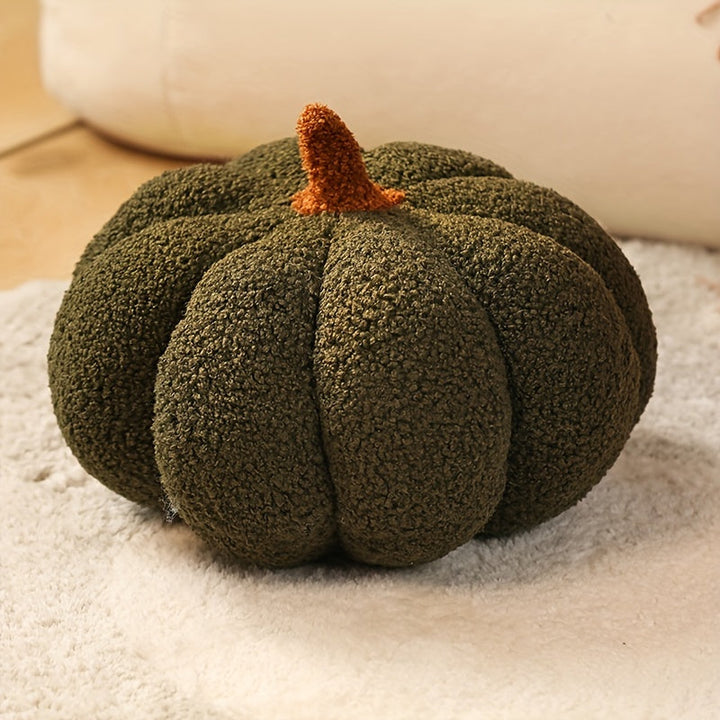 Soft Plush Pumpkin Cushion - Decorative Video Game Plush Toy for Children 0-3 Years, Perfect for Halloween | Stornfield